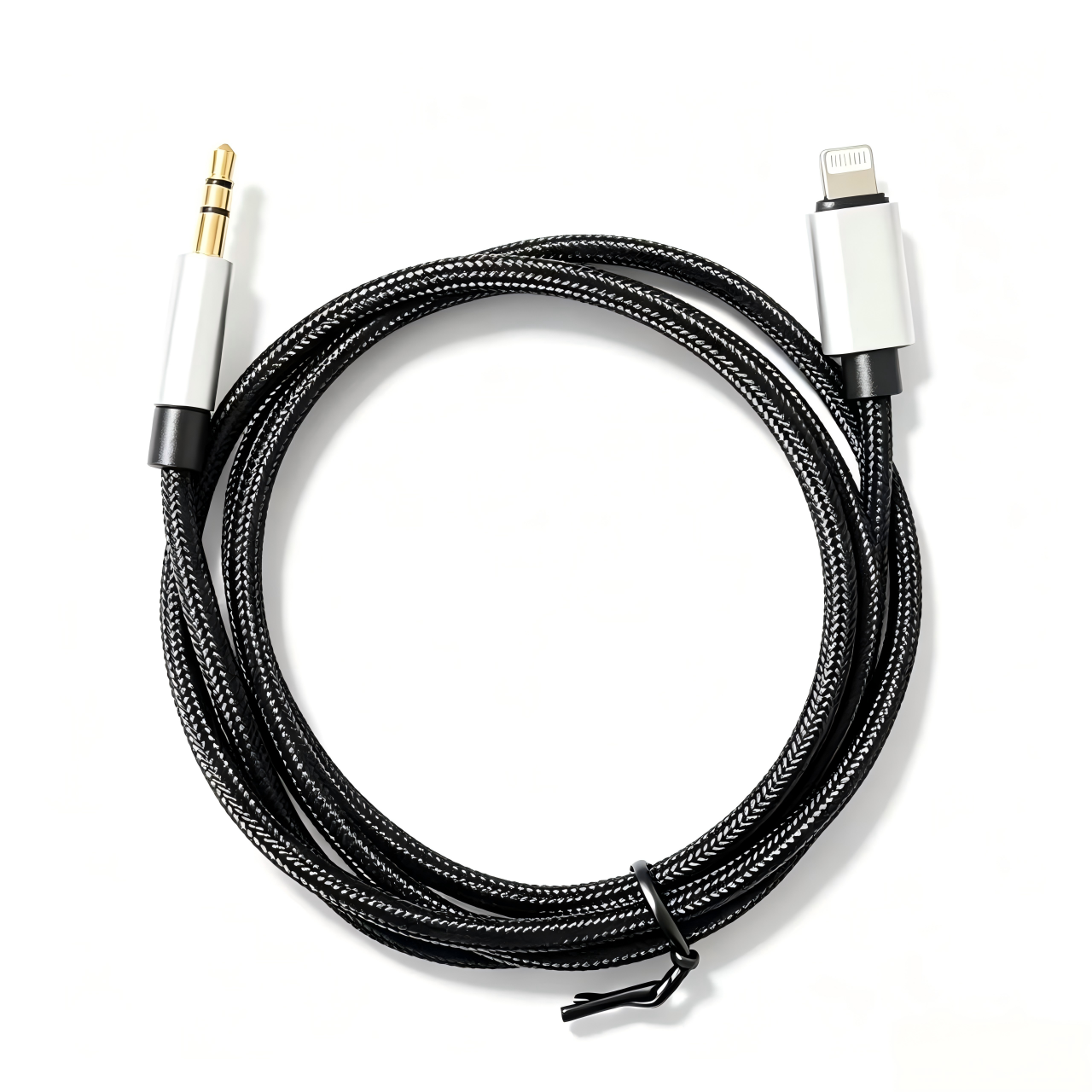 Lightning Naar 3.5mm Jack AUX Kabel 8Pin Naar AUX 3.5mm Hoofdtelefoon Adapter Audio Kabel Connector Splitter Voor iPhone Auto speaker: 1m