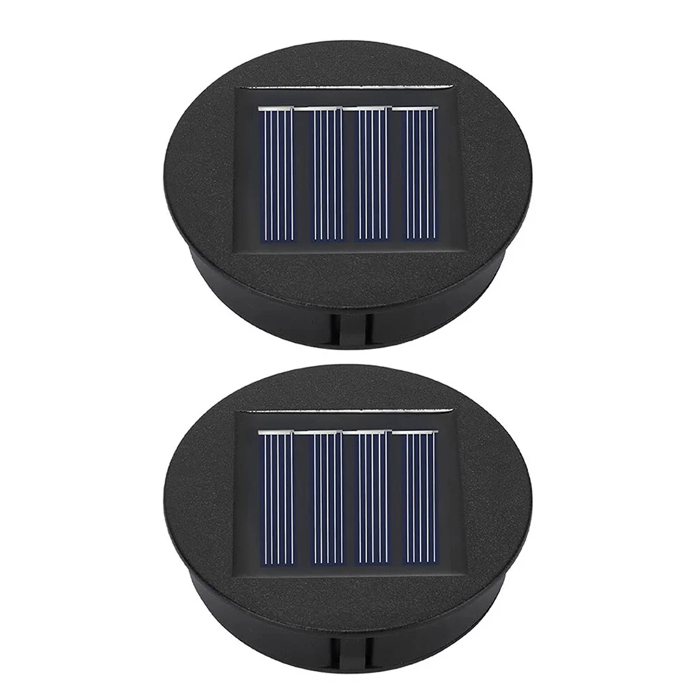 Solar Lights Replacement Top 7 Lumens Solar Lantern Parts 1.2 V 600 MAh LED Solar Panel Lantern Lid Lights For Outdoor Hanging: light green