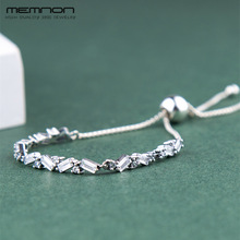 Memnon Winter Zilver 925 Sterling Zilveren Glacial Schoonheid Sliding Armbanden voor vrouwen fit zilveren bedels DIY aanpassing armband