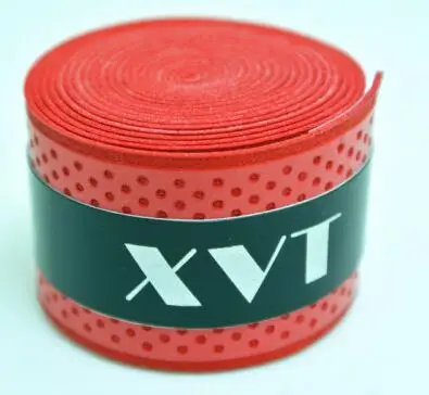 XVT milieuvriendelijke Badminton grip tape racket overgrip/squash Tape/hengel Tape 10 stks/partij: RED
