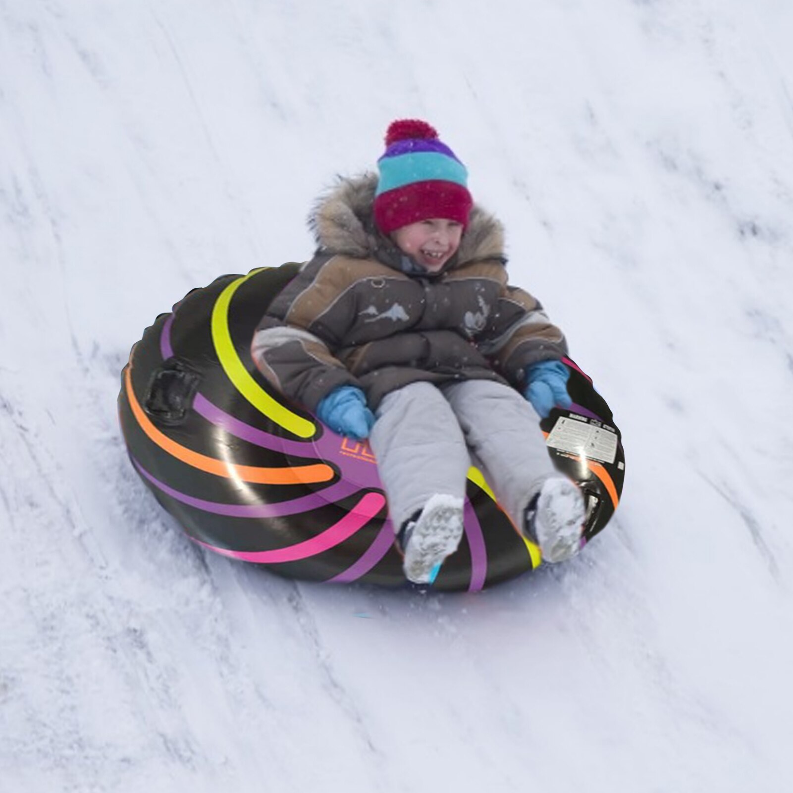 Outdoor 47 Inch Sneeuw Skiën Buis Opblaasbare Sneeuw Slee Voor Kinderen Volwassenen