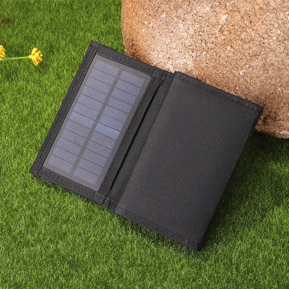 5w 6w 7w mobil powerbank vandring camping utomhus tillbehör usb hopfällbar solpanel laddare pack med karbinhakar