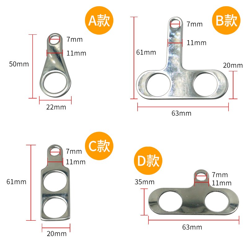 12V Stainless Steel LED Motorcycle Switch ON-OFF Handlebar Adjustable Mount Waterproof Switches Button Fog Light Warning Light