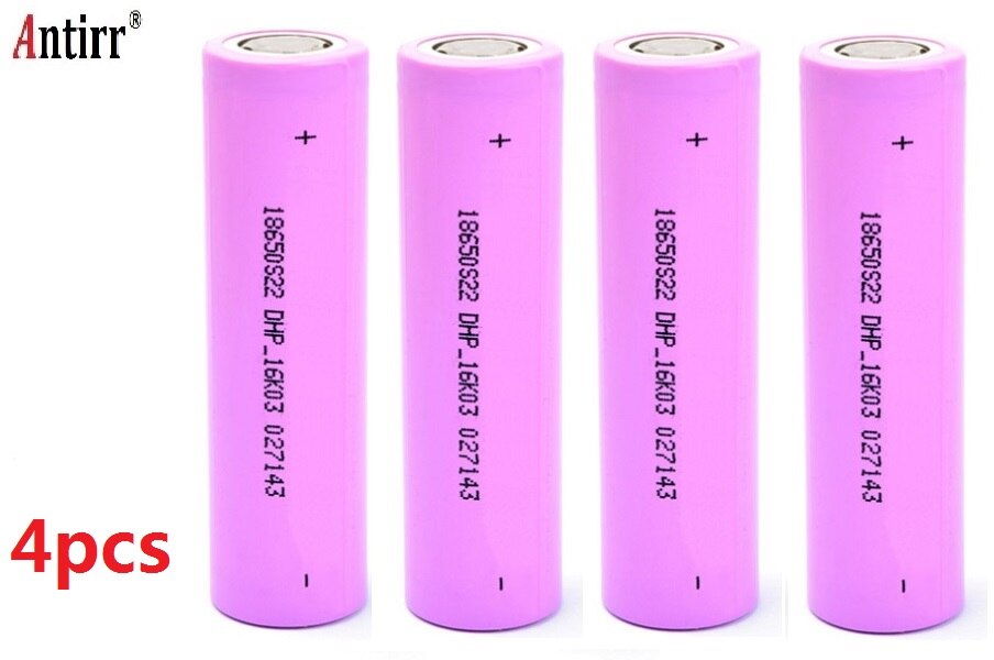18650 Battery rechargeable 18650 26FM for flashlight power bank ICR18650-26FM 2600mAh 3.7v charge18650 rechargeable battery: 4pcs