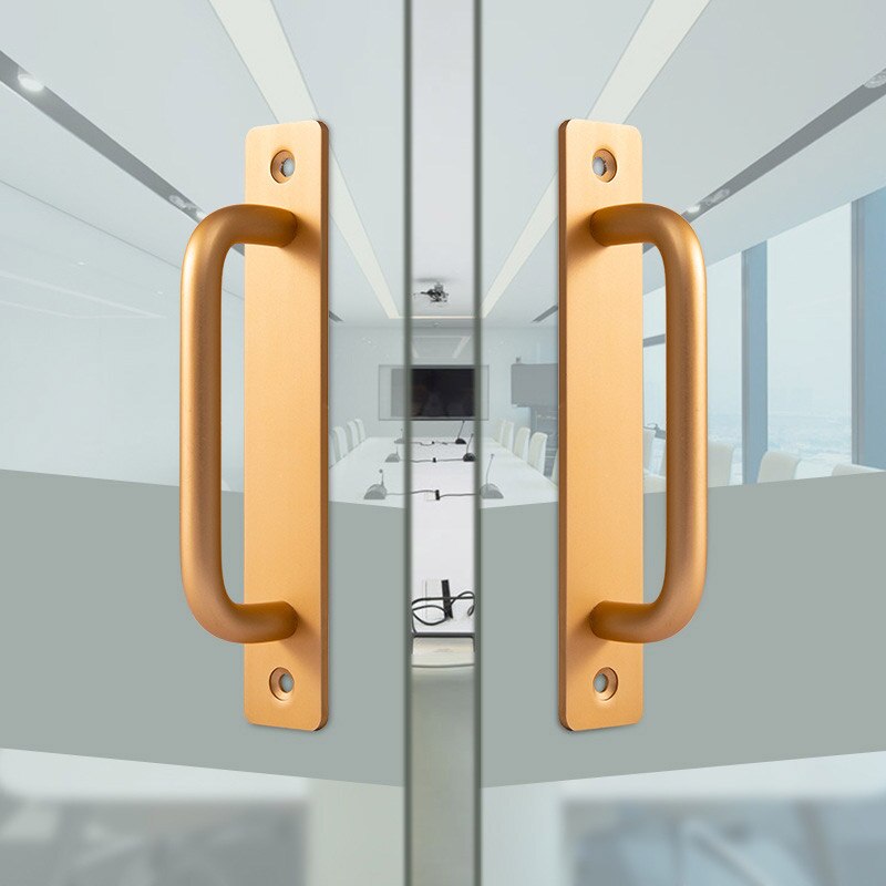 Modern Simple Cabinet Kitchen Door Handle Surface Mounted Aluminum Alloy Door Handle Door Hardware