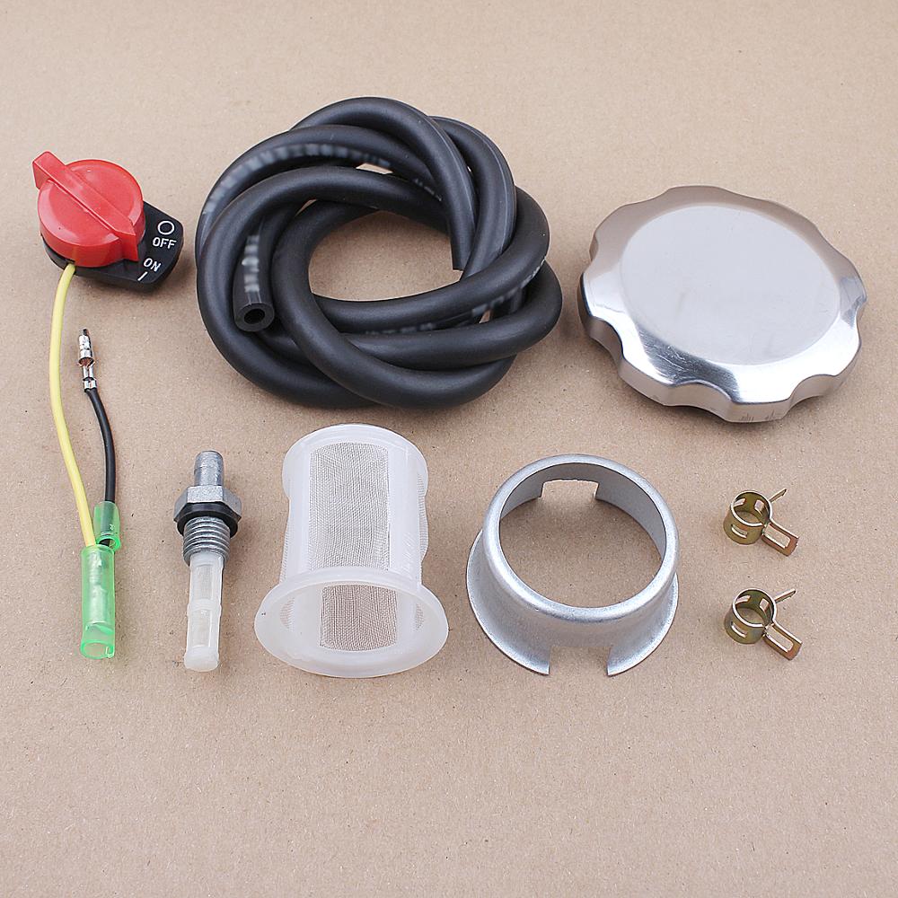 Brandstof Gas Tank Cap Schakelaar Tune Up Kit voor Honda GX160 GX200 GX270 GX340 GX390 17620-ZH7-023 Motor Generator Onderdelen