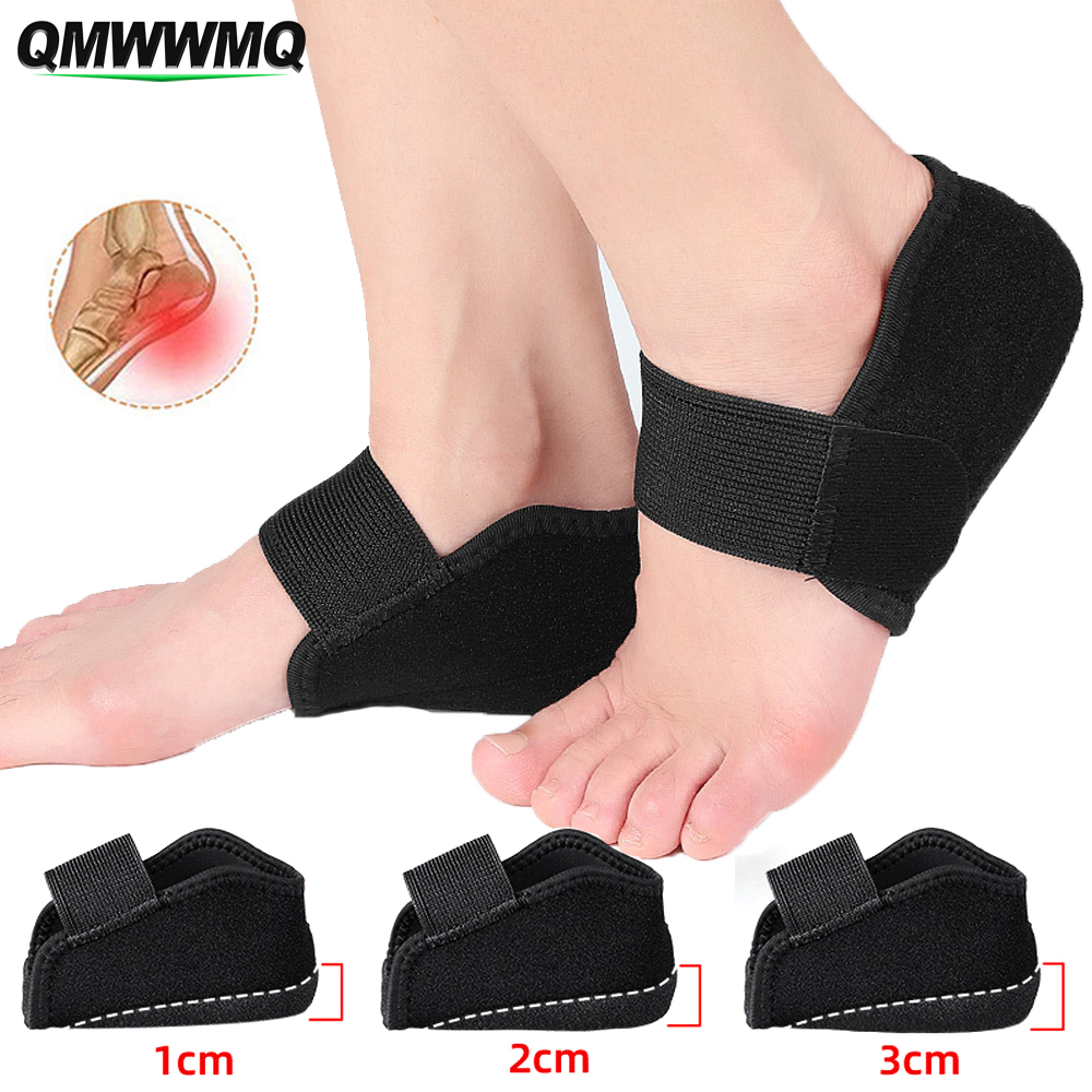 Chaussettes Invisibles en Gel de Silicone, Coussretours de Talon, Support de Voûte Arquée Orth4WD, Semelles de Coussin de Talon, Unisexe, 1-3cm, 1 Paire