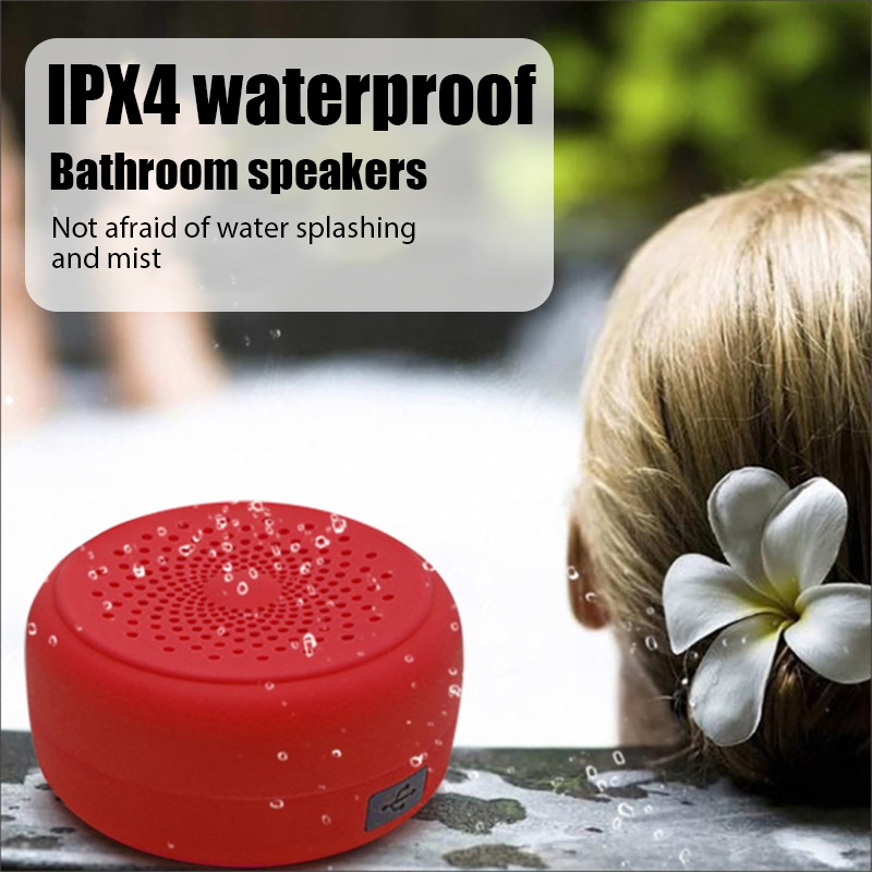 Universelle Wasserdichte Saugnapf Kleine Bad Lautsprecher, Außen Tragbare Bluetooth Kleinen Lautsprecher, Unterstützung Hände-Freies anruf