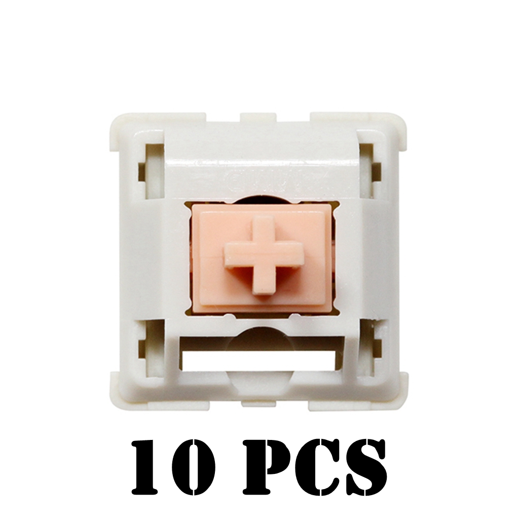 Heilige Panda V2 Tactiele Schakelaar 3 Pinnen 67G 62G 55G Mx Pro Ver Switces Gaming Mechanisch Toetsenbord Hp Pc Pom Nylon Fabriek Lubed: Olive / ZWARTE SCHAKELAAR