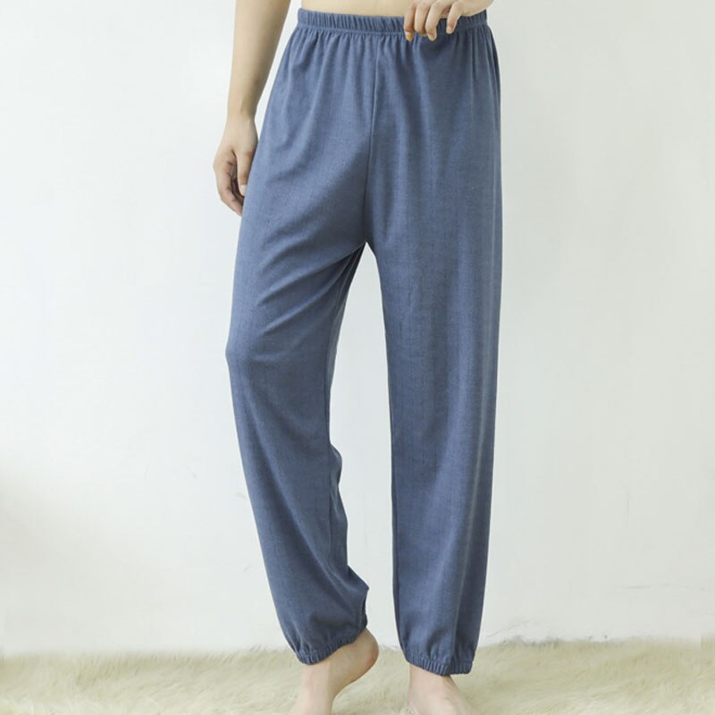 Jesień wiosna męskie spodnie 7XL talia 145cm 5xl 6xl luźna bielizna nocna spodnie od piżamy