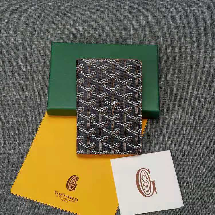 Goyard Dogtooth Wallet Men's and Women's with leather Short Half Fold Men's Wallet Genuine Leather Wallet: style 0150