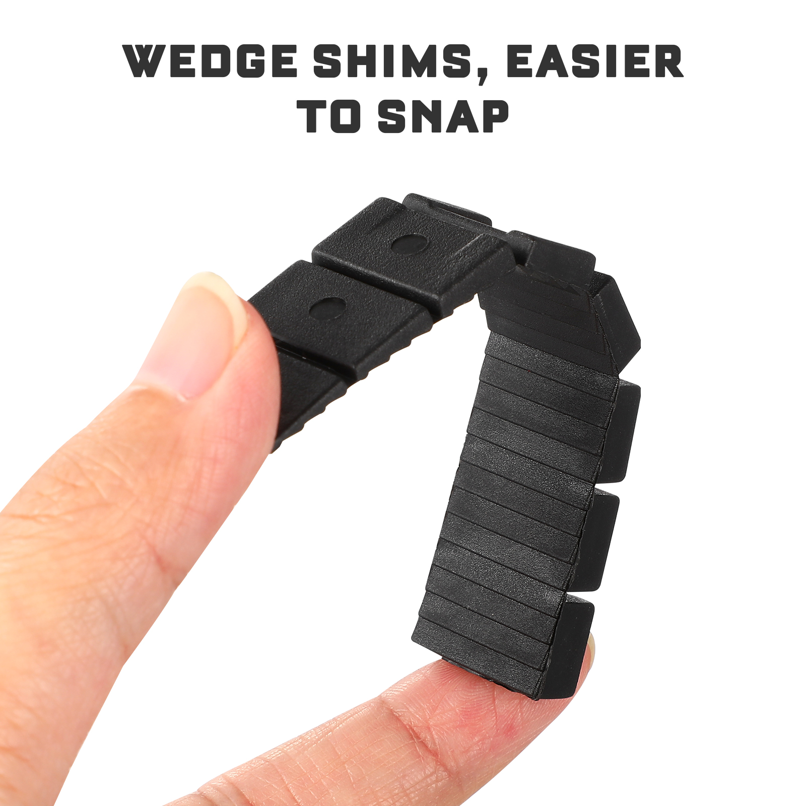 20 Pcs Furniture Balance Spacers Shims and Wedges for Leveling Levelers Levelling Height Adjustment Toilet Plastic