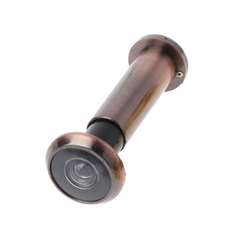 220 graus de largura do ângulo de visão visor da porta privacidade capa de segurança porta eye viewer l29k: Bronze