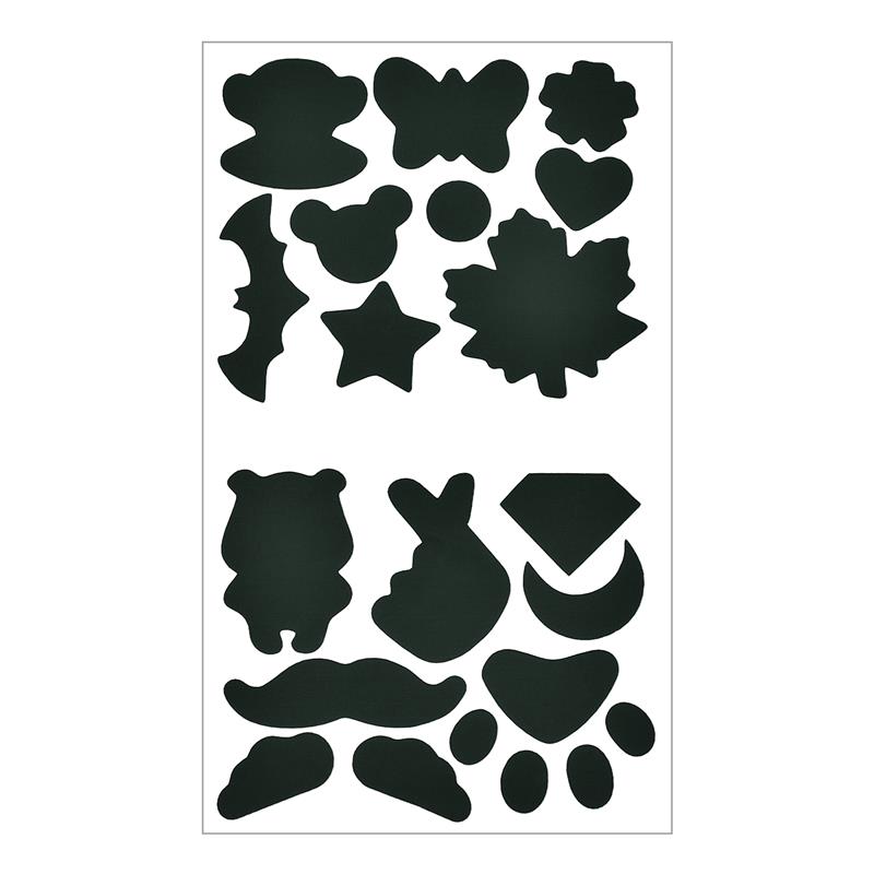 Parches negros autoadhesivos para chaquetas, pantalones, reparación de ropa, parche lavable, tela de costura para ropa: Negro