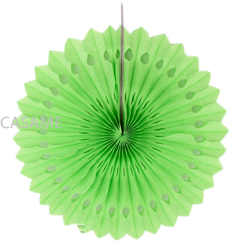 5Pcs Kleur Tissue Papier Cut-Out Papier Fans Pinwheels Opknoping Bloem Papier Ambachten Voor Wedding Party Verjaardag Decor levert: Light Grey