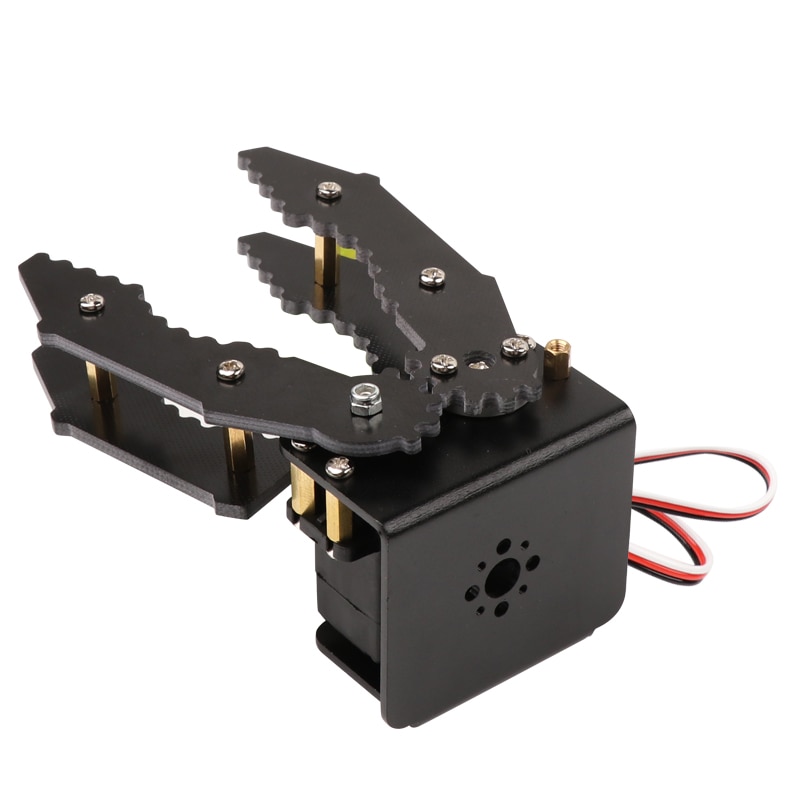 Mekaniske klo grippers robot mekaniske arme med 180 graders servoer til arduino diy programmering stilk legetøjsdele