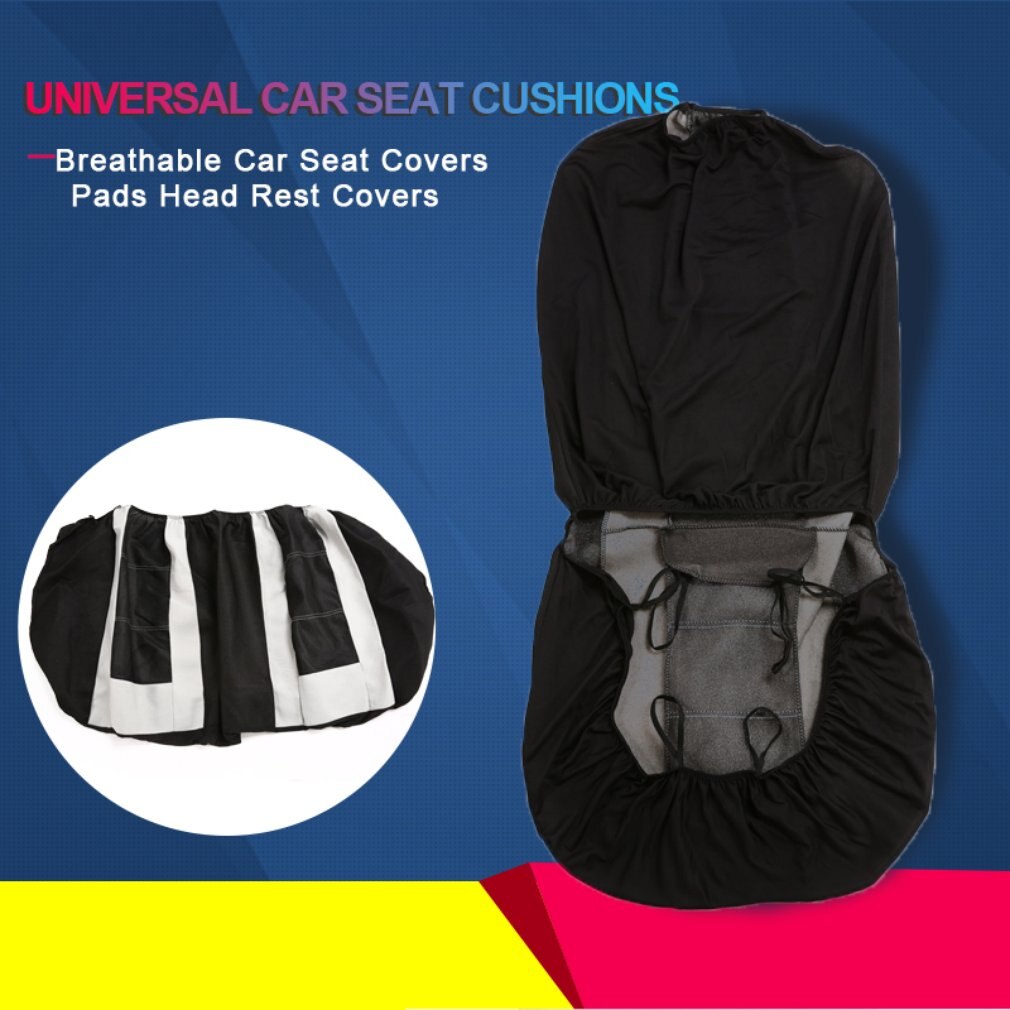 Universal Car Seat H-typed Cushions Car Seat Covers Pads Head Rest Covers Essential Accessories