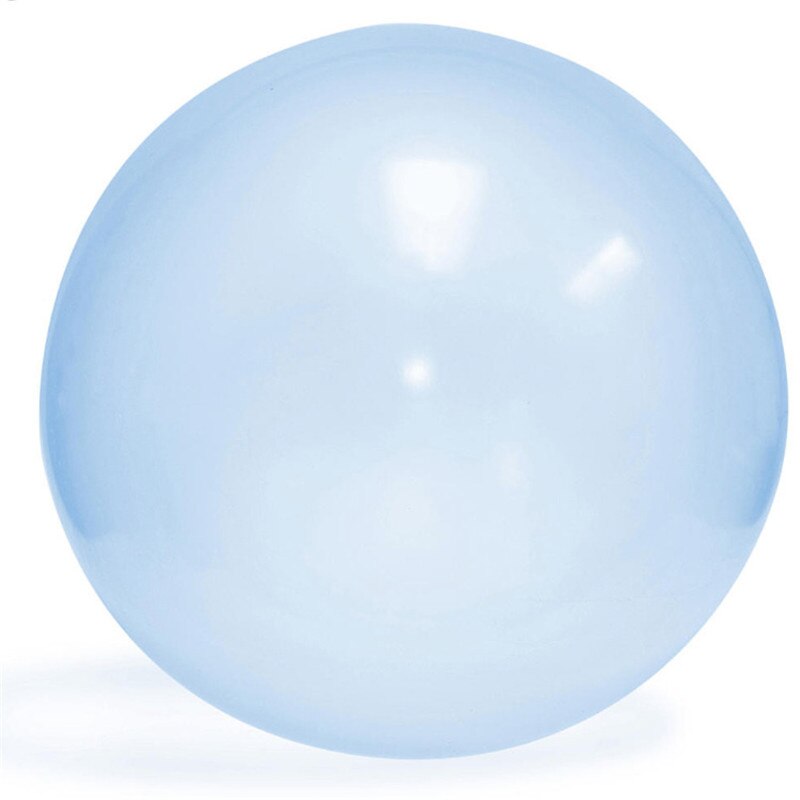 Auf Lager Durable Blase Ball Aufblasbare Spaß Ball Erstaunliche Reißfeste Super Wubble Blase Ball Aufblasbare Outdoor Bälle: blue 40cm