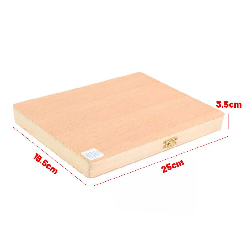 100Pcs/Set Prepared Microscope Glass Slides Sample Science Biological Specimen Education Cover Slips Portable Wood Storage Box