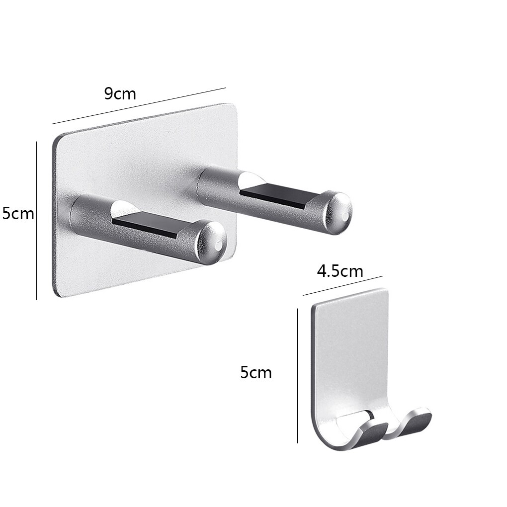 Rack Gratis Punch Opslag Beugel Hanger Badkamer Zilver Wall Mount Voor Dyson Föhn Houder Waterdichte Aluminium Opbergrek