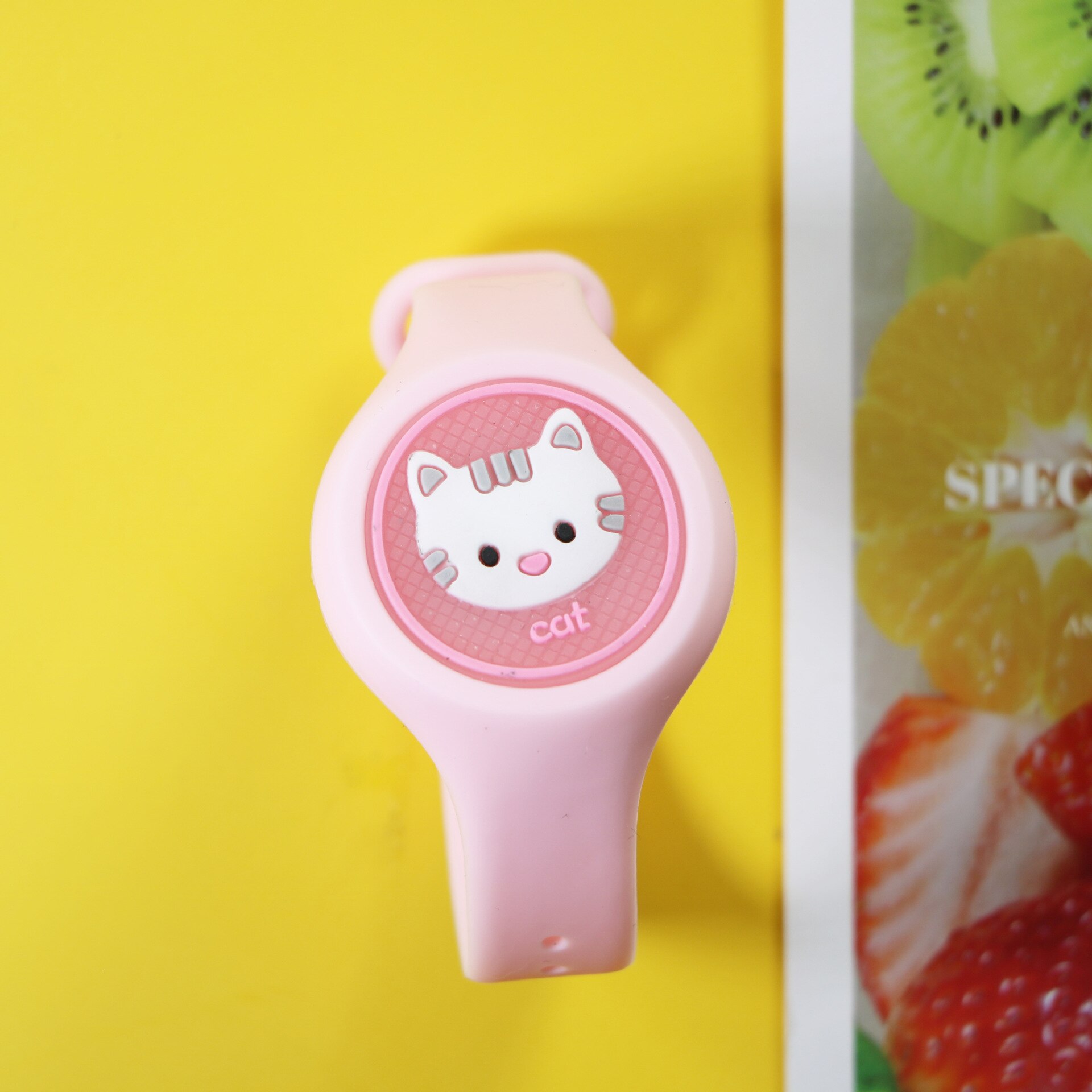 Kinderen Shining Nachtlampje Muggen Gesp Silicagel Armband & Horloge Flash Anti-Muggen Muggen Armband Wanderi: Light Included Paragraph Cat  Watch Strap Random Color 