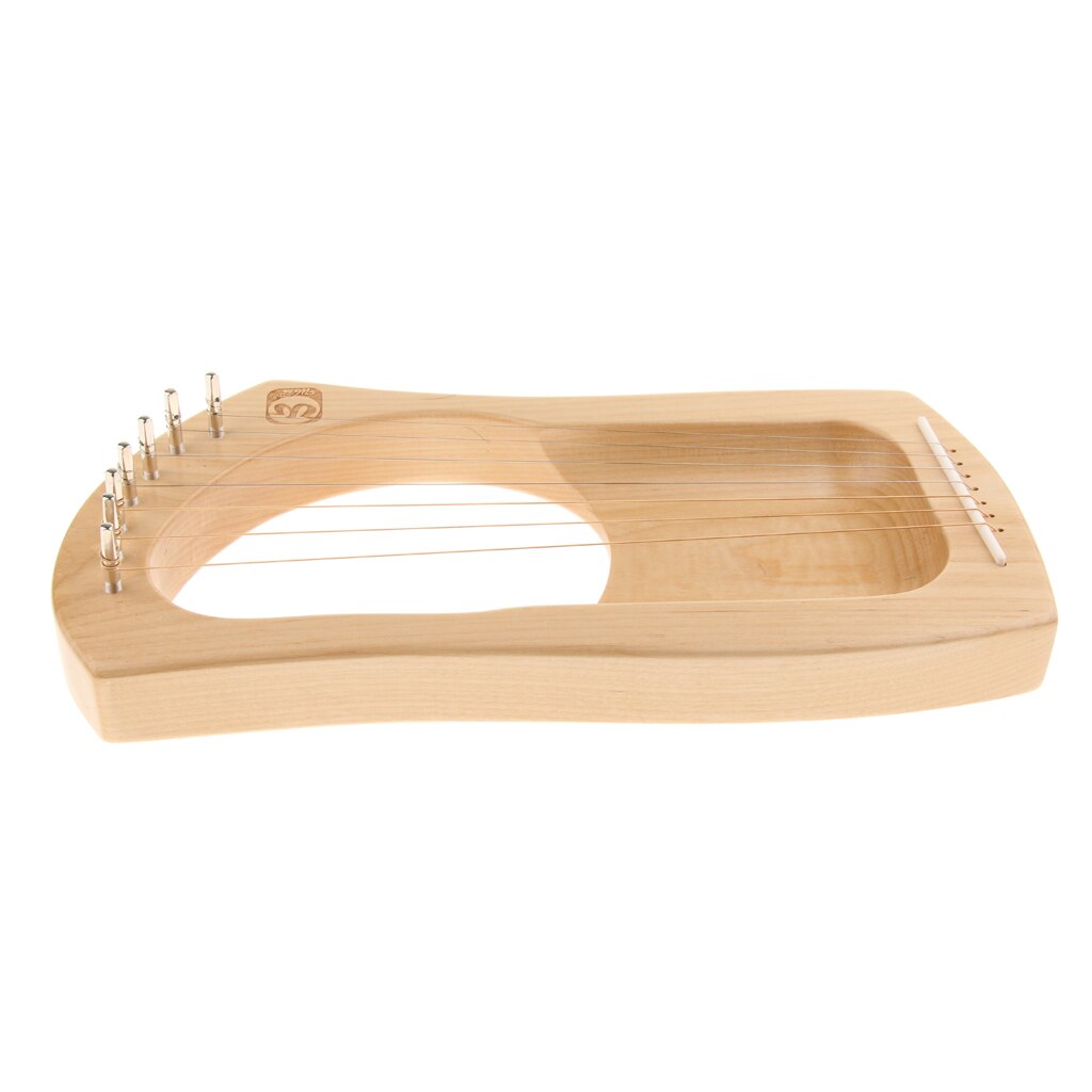 ARPA de madera de caoba de 7 cuerdas, piezas de instrumentos de cuerda para amantes de la música