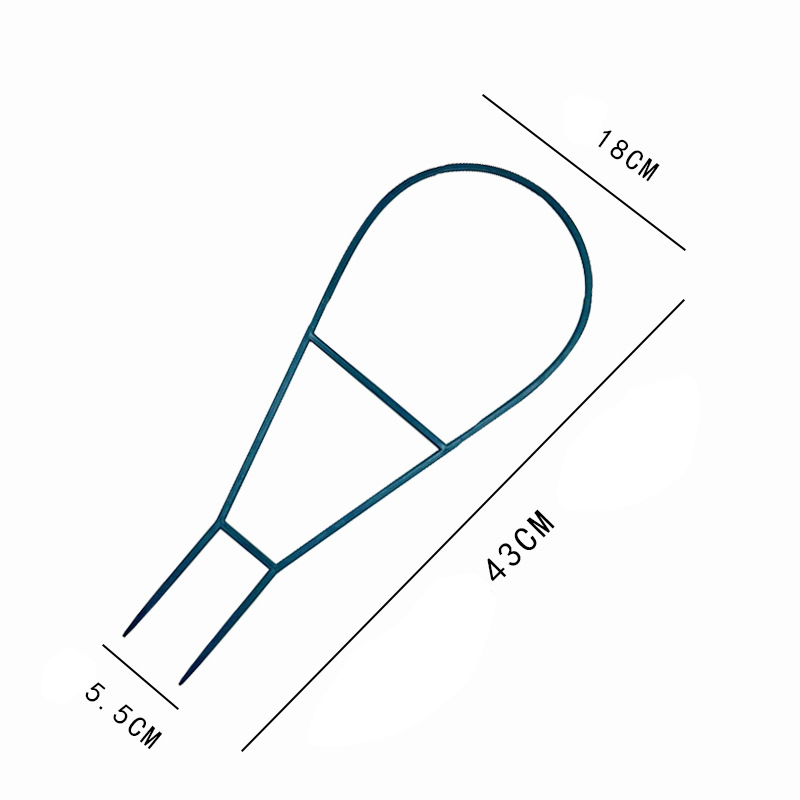 Kunststoff Pflanze Unterstützung Stapel Rahmen Reben Garten Reben Kletter pfahl Stand Blume Topf Gestell feste Stange Gewächshaus Anordnung: Weiß