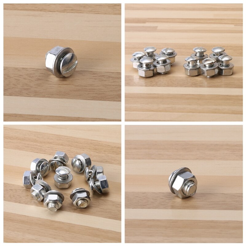 10pcs Brake Cable Adjuster Clamp Lock Screw Bolt Bicycle Moped MTB Mountain Bike 62KF