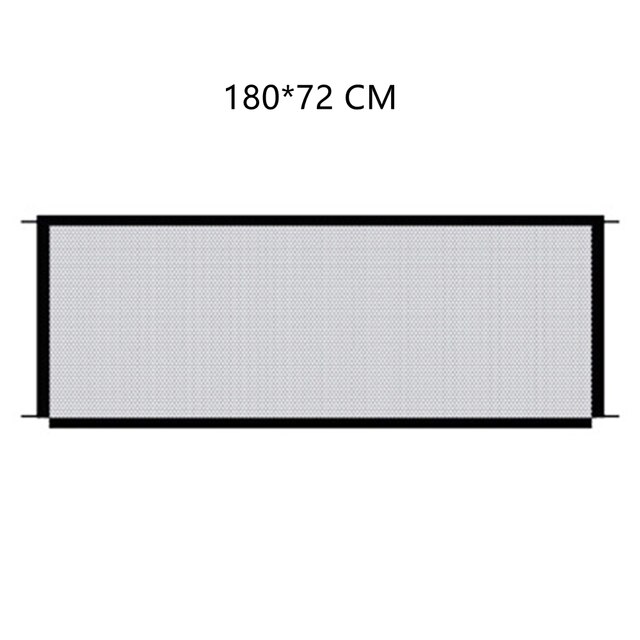 Dog Gate Mesh Dog Fence For Indoor Outdoor Safe Pet Dog Gate Pet Supplies Foldable Pet Barrier Fences for Kitchen Staircase Home: 180X72CM