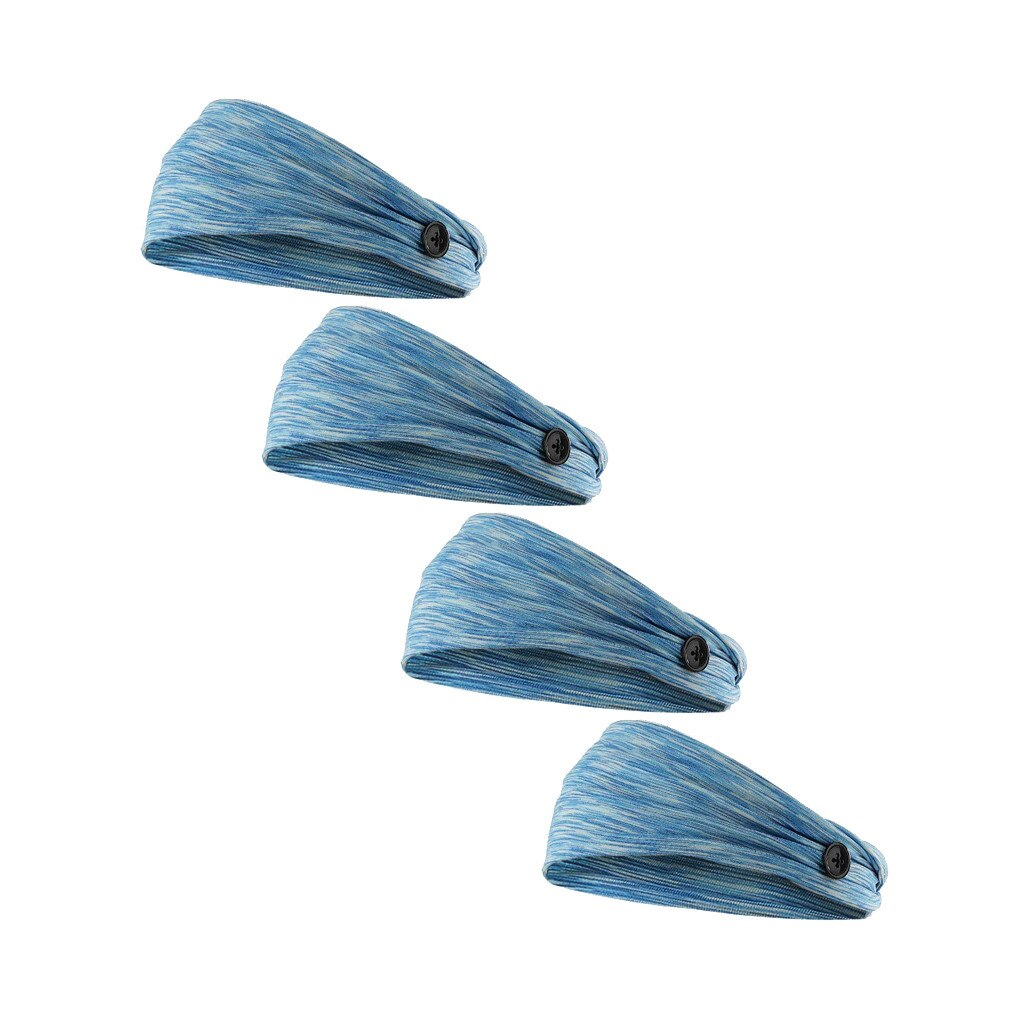 Fitness-yoga-stirnband, dehnbar, für damen und herren, elastisch, für sport, yoga, fitnessstudio, outdoor-fitness: Blau