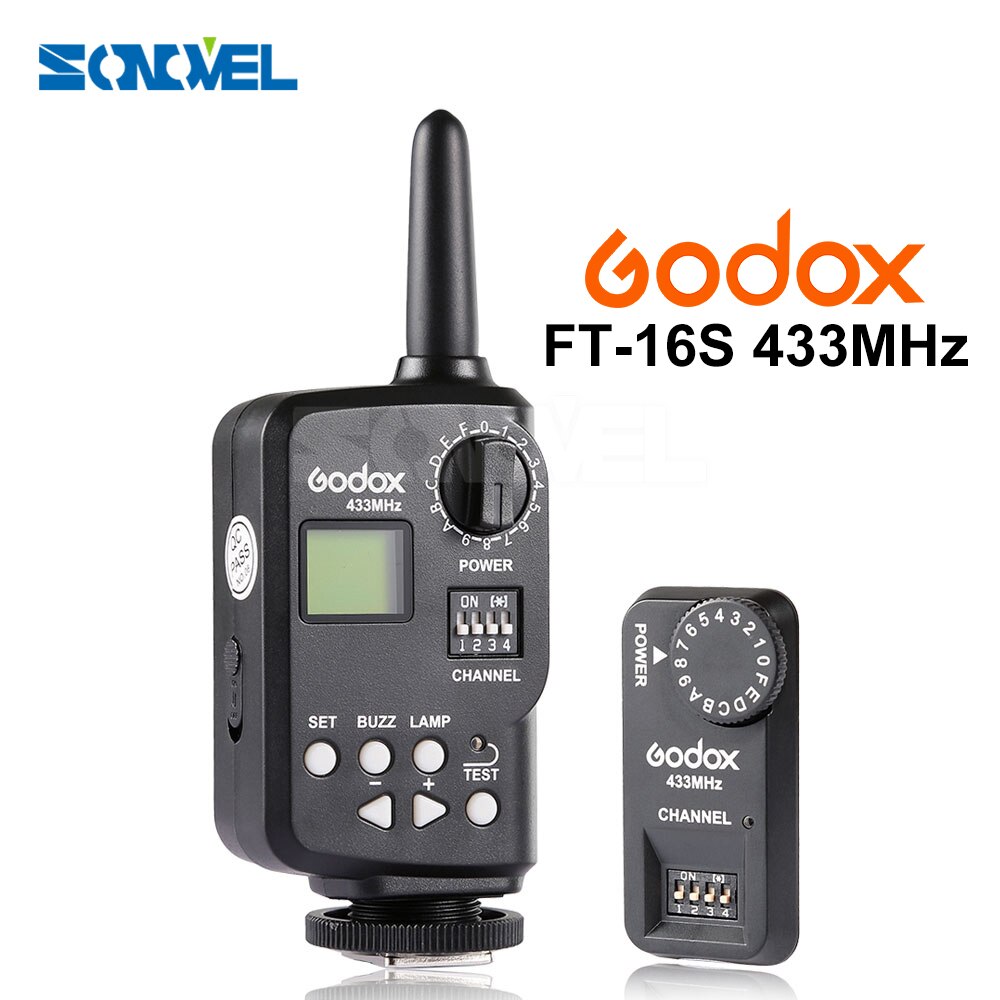 Godox FT-16S 433 Mhz bezprzewodowa kontrola mocy Lampa błyskowa wyzwalacz zdalnego wyzwalania dla Godox Ving V850 V860 V850II V860II lampy błyskowej Speedlite