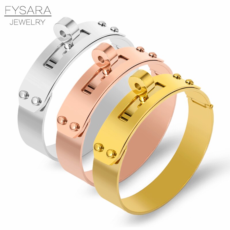 FYSARA 21mm/12mm Große Breite Geschmack Armbinde & Armreif Für Männer Frauen Felsen Schmuck Pulseiras Edelstahl stahl Manchette