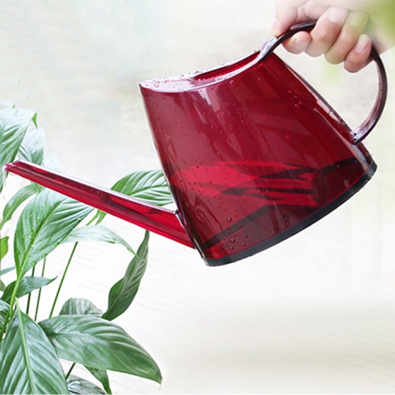 Gieter Transparante Lange Uitloop Waterkoker Nordic Stijl Tuin Bloem Pot Voor Indoor Outdoor Bonsai Planten 1.4L
