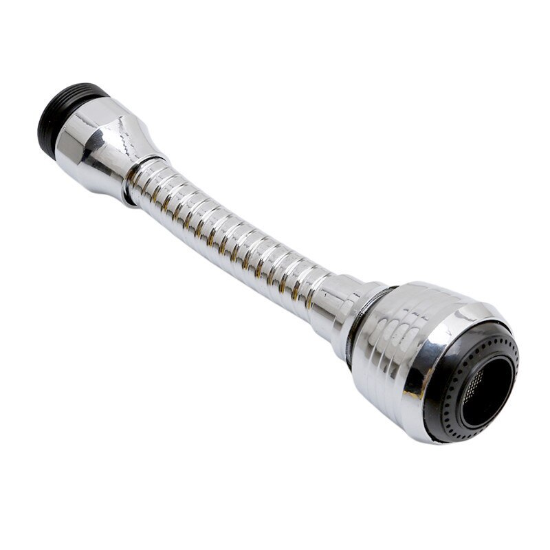 Pulvérisateur de robinet Long Flexible Turbo Flex 360 Extension d'évier, pulvérisateur de cuisine, aérateur d'économie d'eau: Default Title