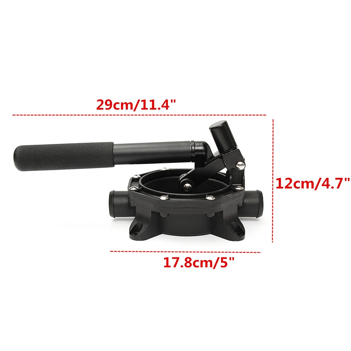 720GPH Aluminium ABS Handle water Pump Plastic Marine Boat Manual Bilge Hand Diaphragm Pump For water saltwater diesel