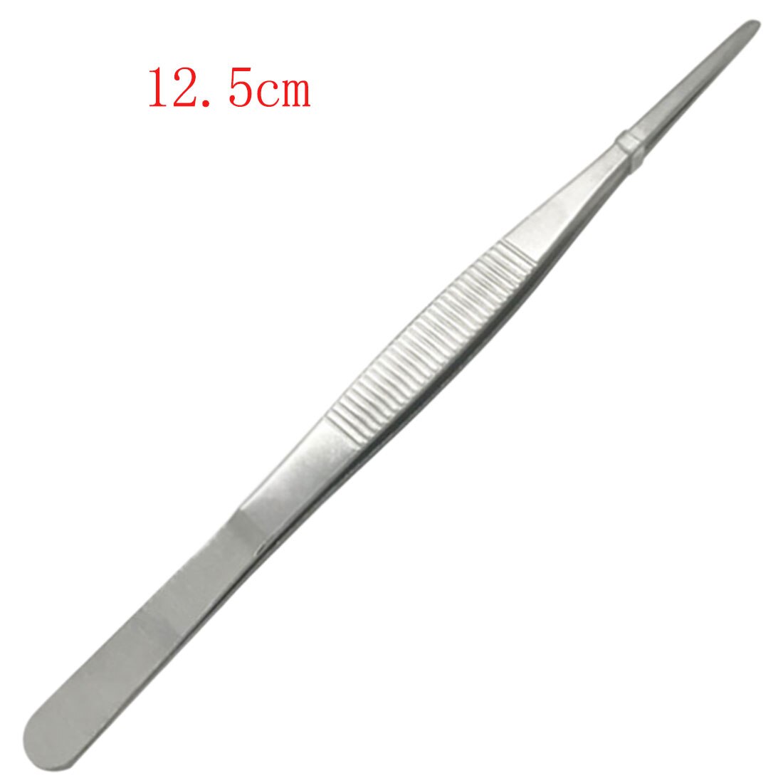 12.5cm/14cm/16cm/18cm/20cm/25cm/30cm pinças longas pinças eletrônicas de aço inoxidável ponta afiada pinça reta: 12.5cm