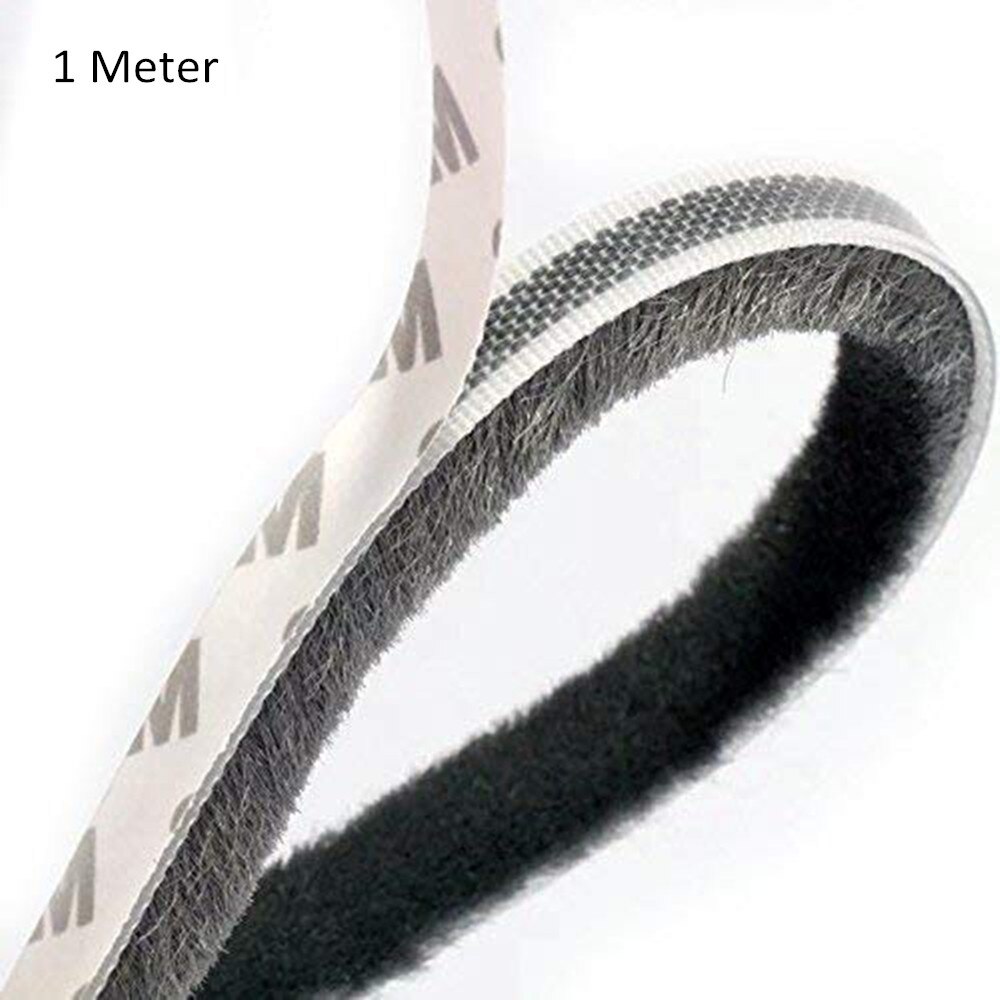 1 meter brush weather stripping Self Adhesive Pile Sealing Windproof Strip For Sliding Door Window Gasket in home improvement