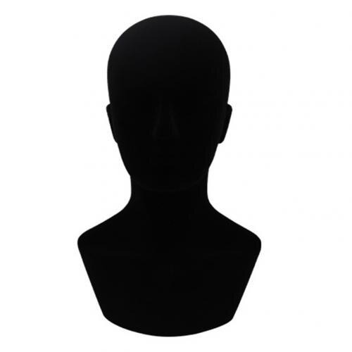 Femme tête modèle cheveux perruque chapeau styromousse mousse modèle mousse tête moule chapeau lunettes support tir accessoires affichage modèle Salon outils: Black