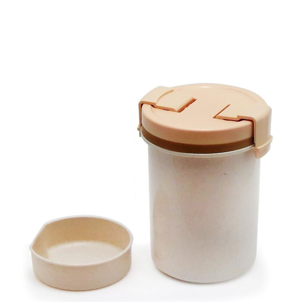 600Ml Draagbare Voedsel Thermos Bento Box Magnetron Servies Voedsel Opslag Container Verdikte Grote Lekvrije Soep Beker Met Deksel