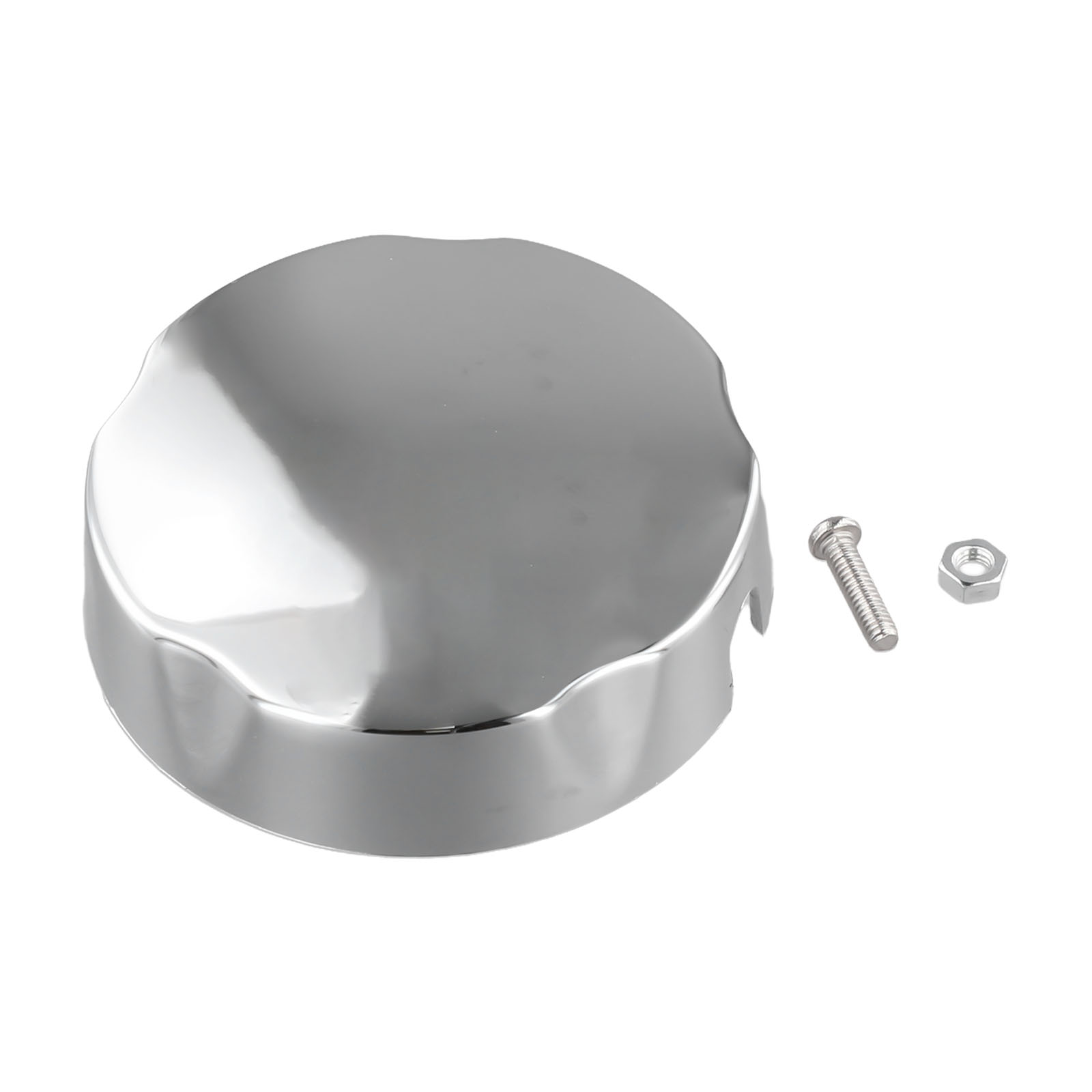1PC Bathtub Rotating Knob Bath Control Knob Chrome Finish Bathroom Accessories Diameter 75mm Hole Diameter 10mm