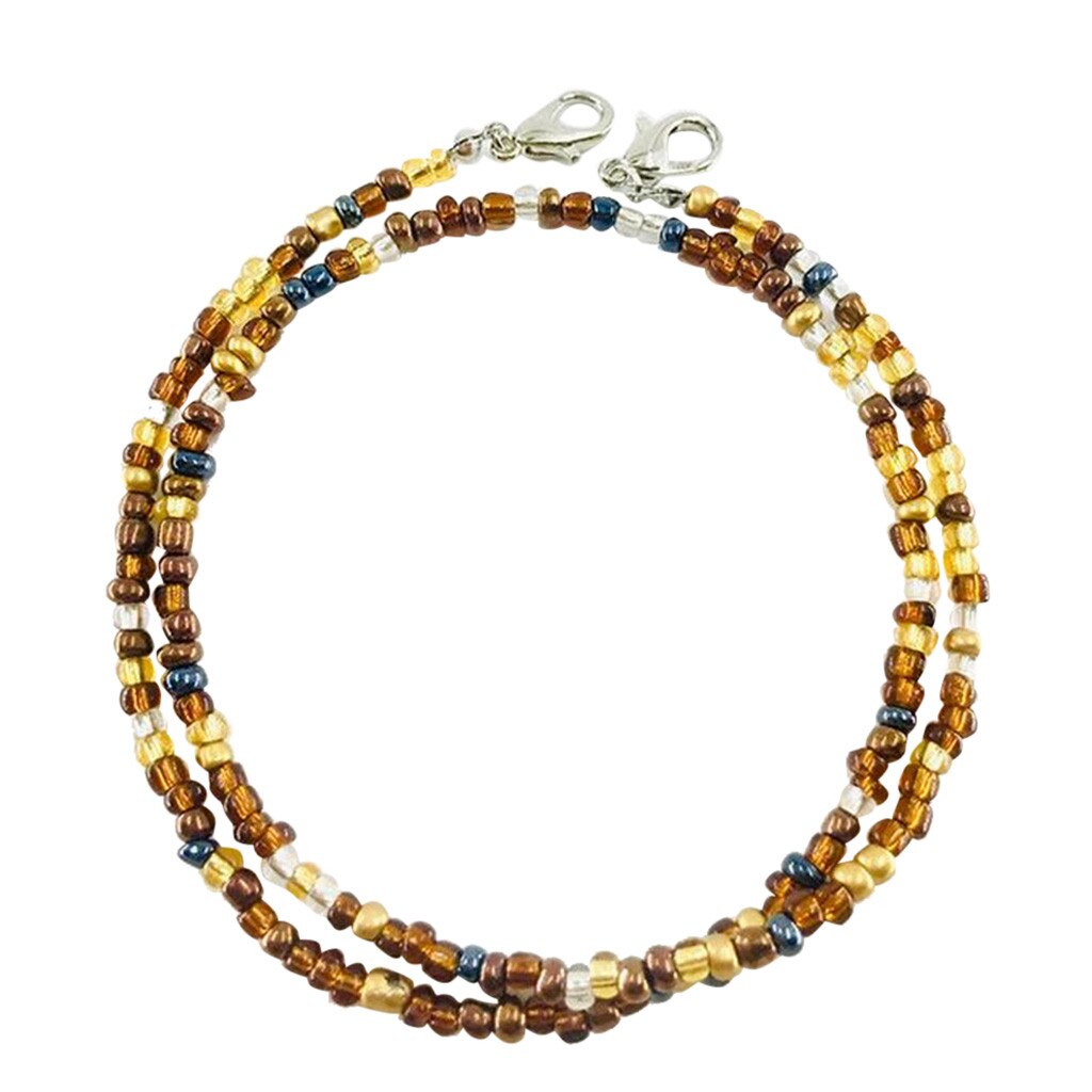 Cordón para mascarilla, cuerda antiseparación, cuentas de colores, antipérdida, anticaída, para colgar en el cuello, 1 unidad