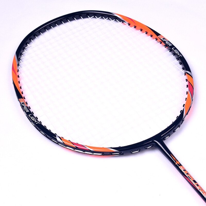 2pcs Badminton Rackets Set 4U Ultra light Double Badminton Racquet Carbon fiber Playing Badminton whole