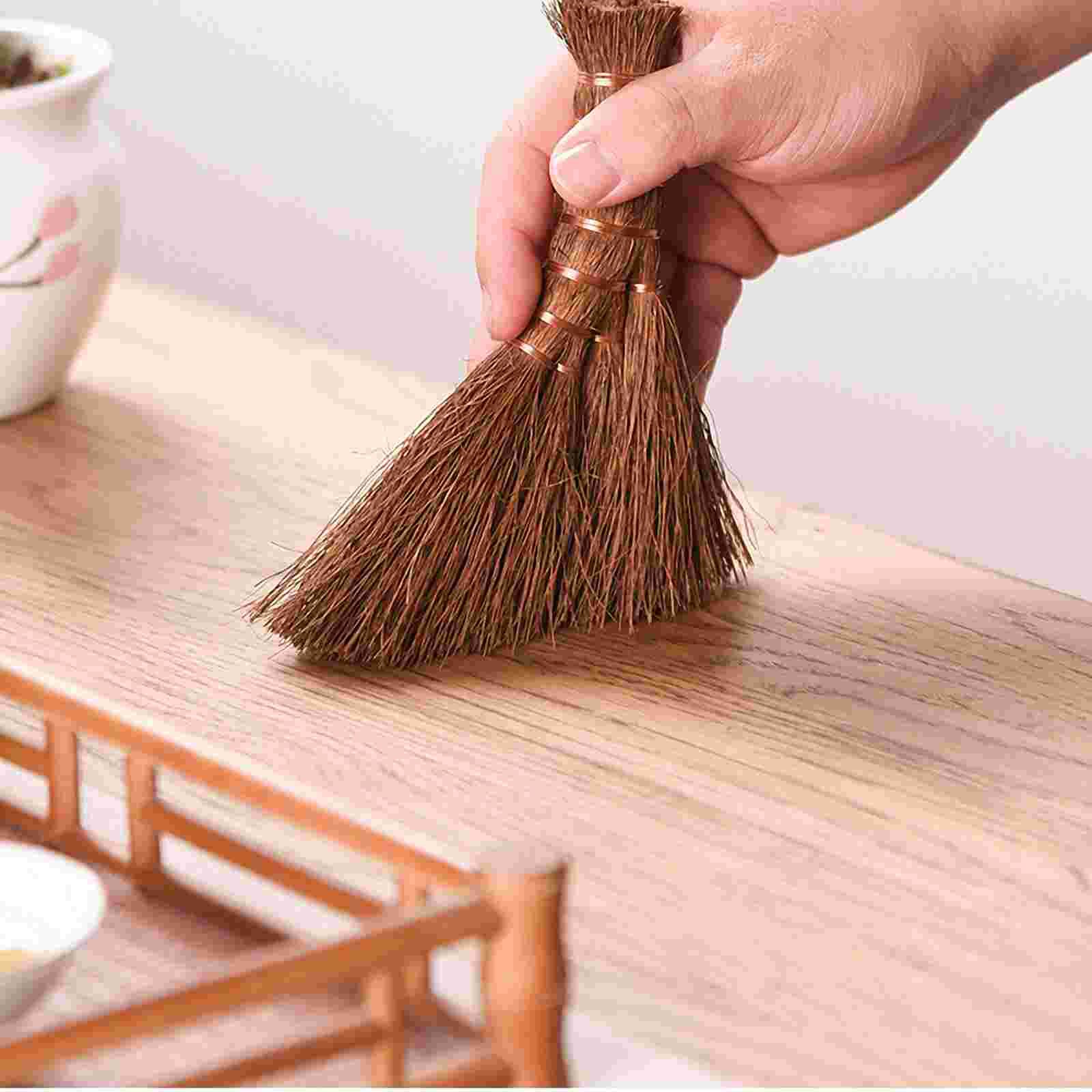 1pc Practical Small Broom Natural Palm Home Cleaning Broom Home Cleaning Tool