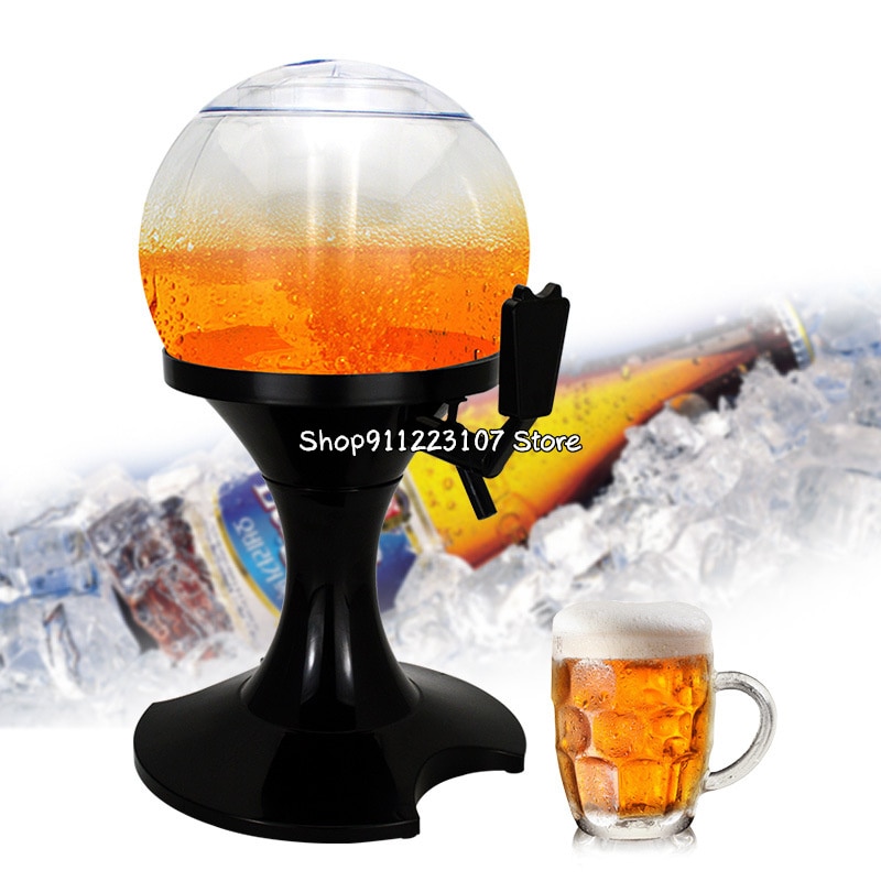3.5L Bier Dispenser Machine Globe Drank Drank Soda Alcohol Wijn Drink Fles Dispenser Party Bar Bar Accessoires