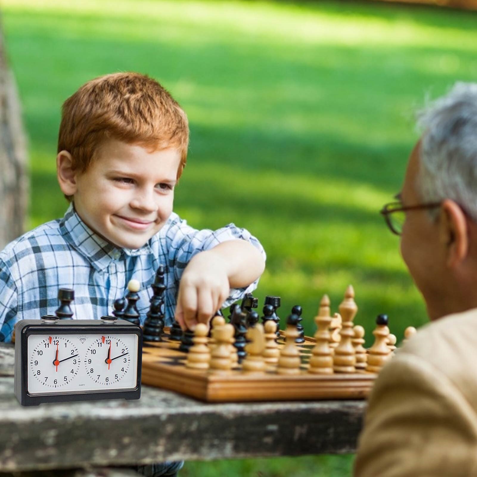 Countdown Timer Professionele Schaken Klok Digitale Horloge Count Up Down Timer Bordspel Schaken Klok Voor Games Stopwatch