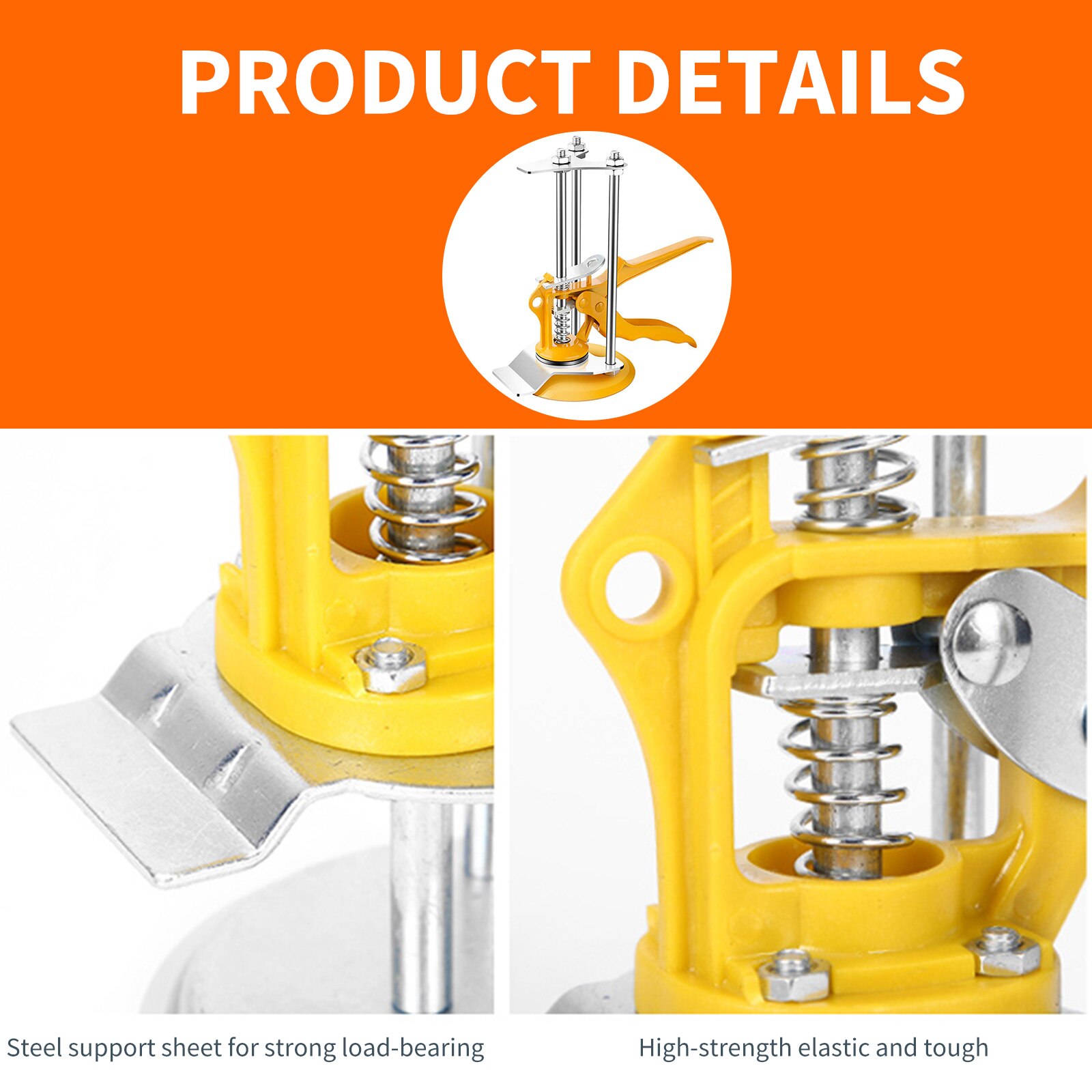 Wall Tile Locator Ceramic Wall Tile Level Regulator Heighter Carbon Steel Tile Height Regulator Construction Tool Adjustable