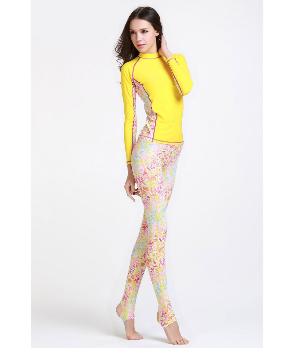 Rash Guard Voor Vrouwen-Lange Mouw, UV UPF 50 + Huid/Zon, Swim & Workout Shirt Zwart