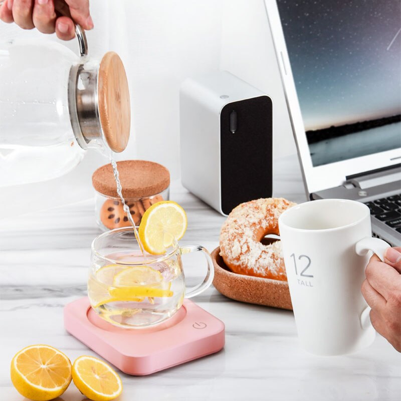 Smart kaffemugg koppvärmare för kontor hem bästa idé automatisk avstängning elektrisk dryckesvärmare värmedyna för mjölkte kakao