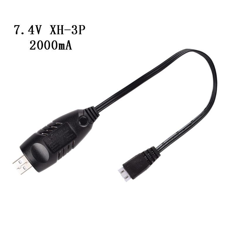 7.4v Charger 2000mA /1000mA/500mA XH-3P 2S Li-ion Electric RC Toys Aircraft Car 270B