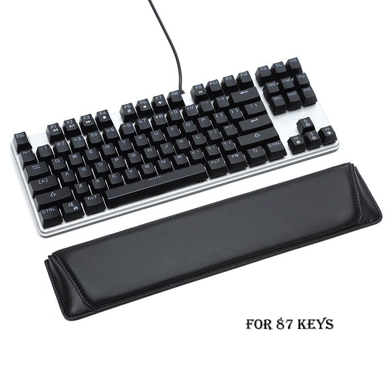 Heculas PU Leather Hands Wrist Rest Bevel Mouse Pad For 87/104/108 Mechanical Keyboard Pad Wrist Support Wrist Protecter